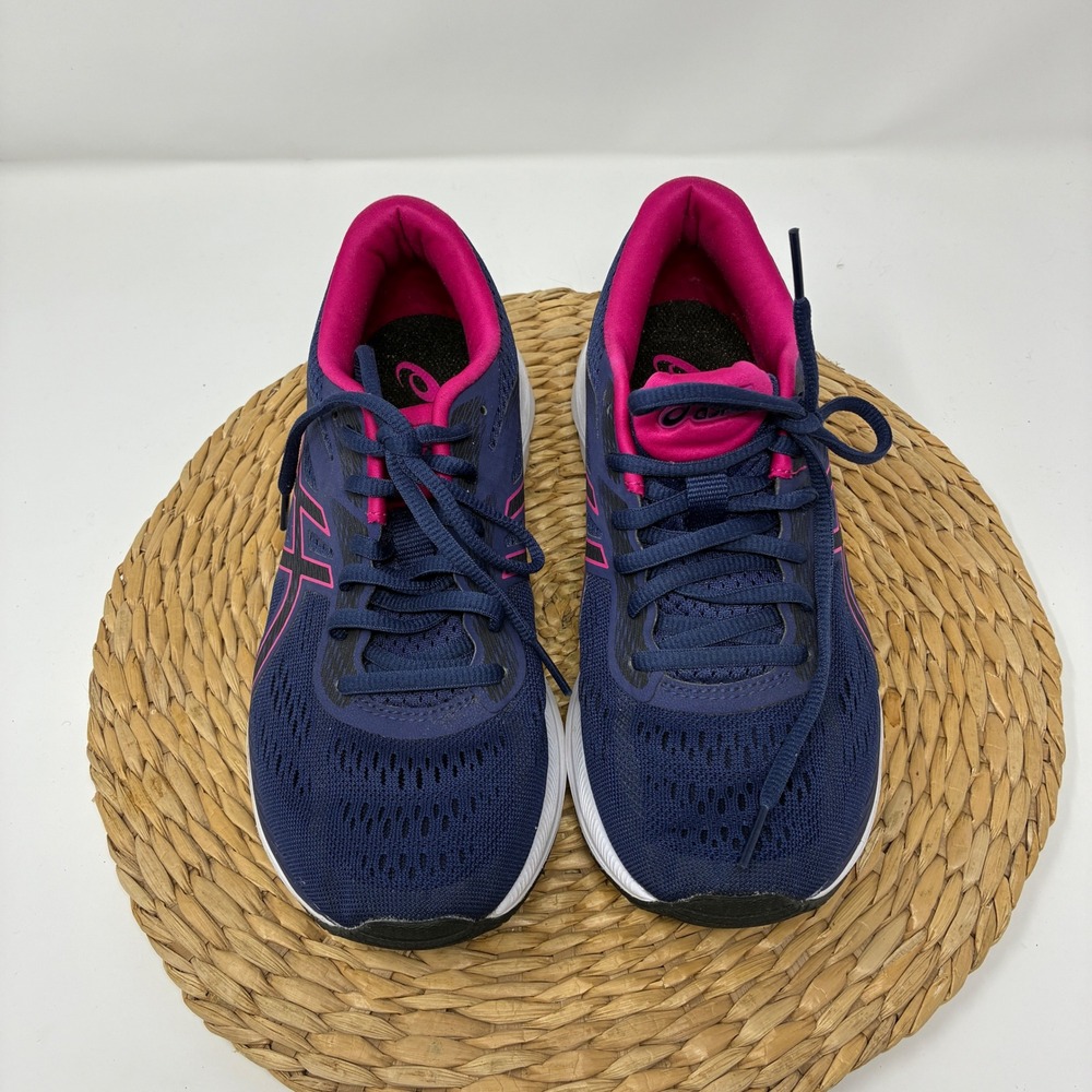 ASICS Gel Blue Pink Running Shoes Womens Size 7 Athletic Gym - Picture 6 of 8